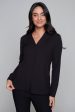 Basics v-neck long sleeve lined top Online