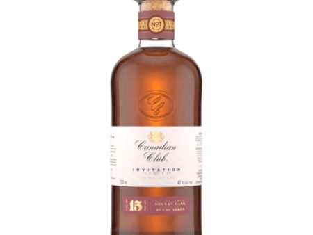 Canadian Club Invitation 15 Year Old Sherry Cask Whisky -750ML Discount