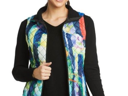 Work It Out Zip Up Vest with Side Rib Detail Sale