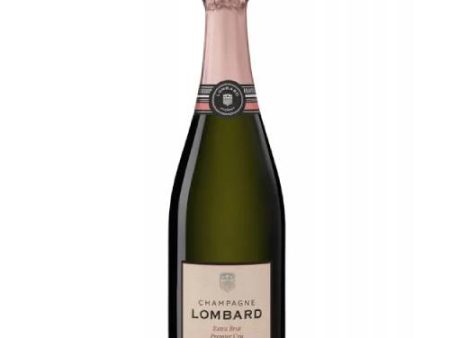 Champagne Lombard Extra Brut Premier Cru Rose NV - 750ML Online now