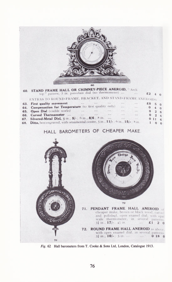 Barometers: Aneroid and Barographs - Edwin Banfield For Sale