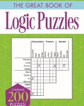 Arcturus: The Great Book of Logic Puzzles [2019] paperback Hot on Sale