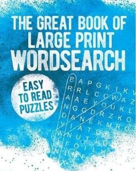 Arcturus: The Great Book of Large Print Wordsearch [2018] paperback Hot on Sale