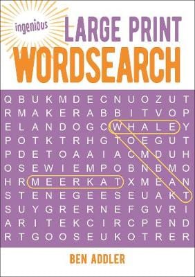 Ben Addler: Large Print Wordsearch [2019] paperback Fashion