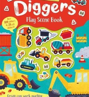 That Imagine: Felt Stickers Diggers Play Scene Book [2020] paperback Online Sale